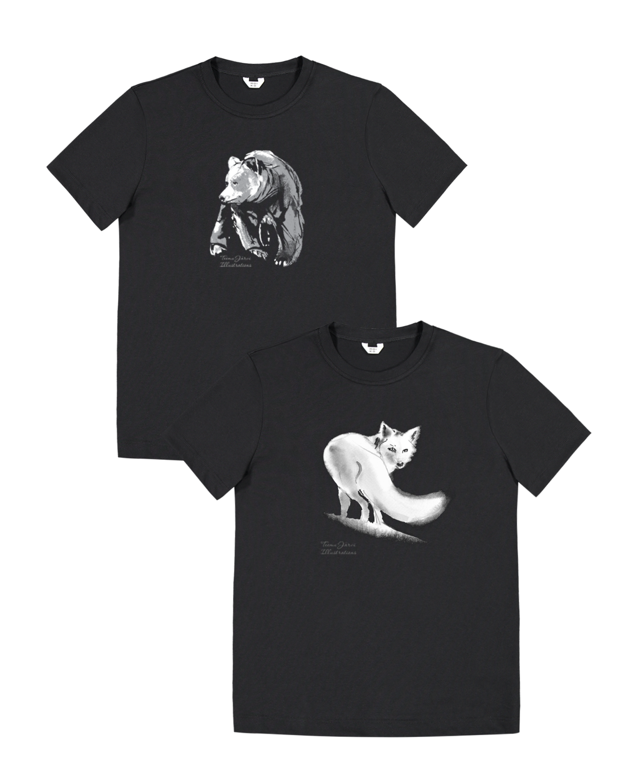 Fox and bear set
