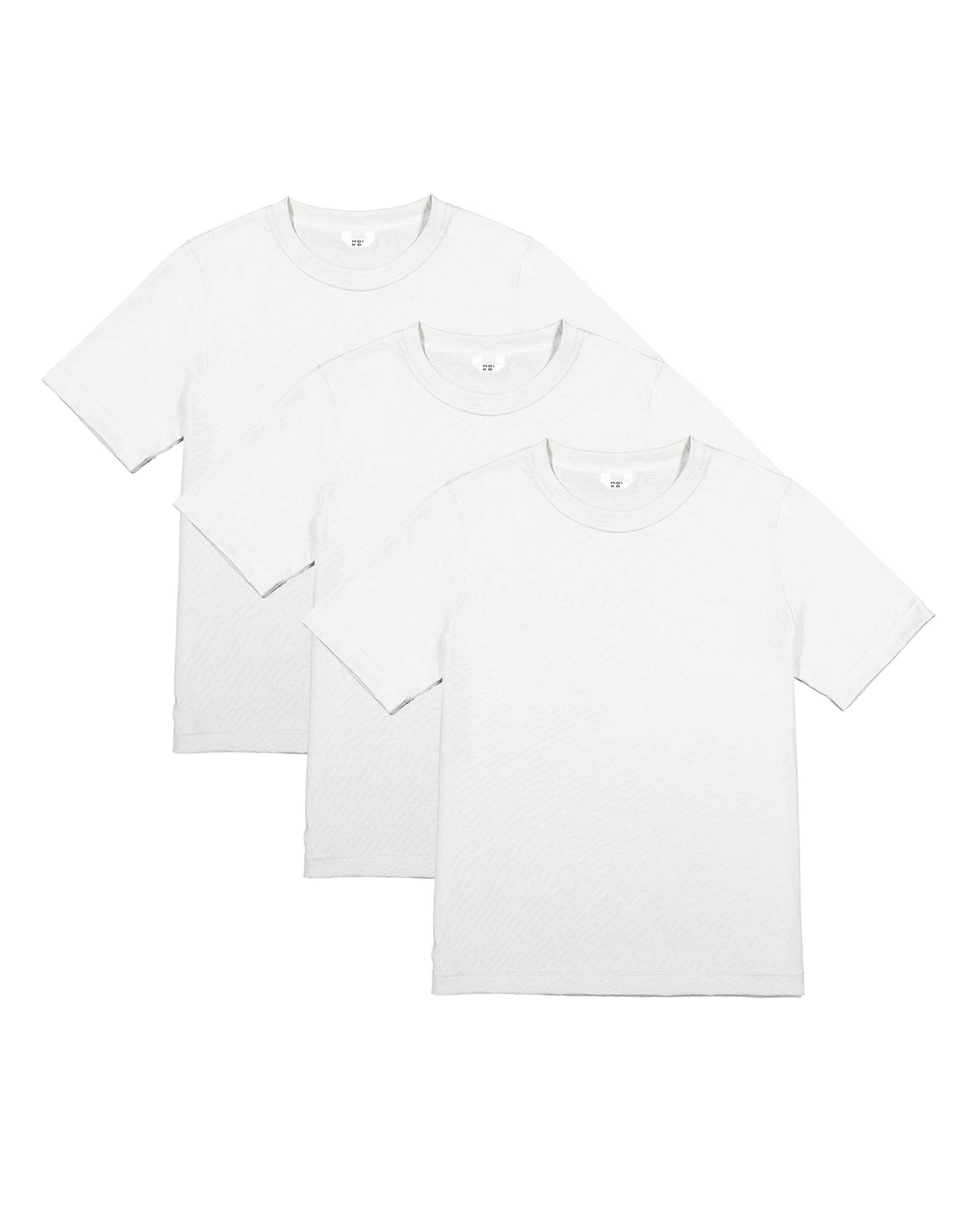 Valkoiset unisex t-paidat