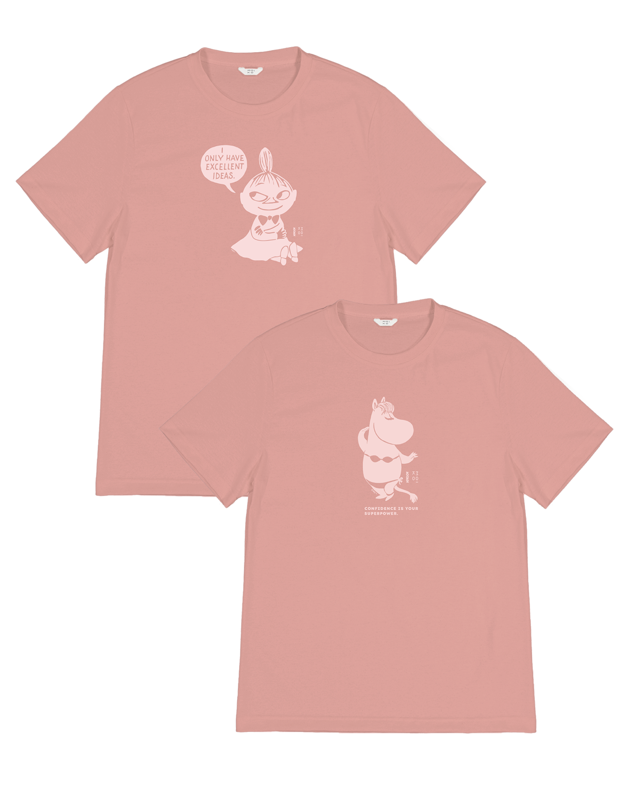 Little My and Snorkmaiden shirt set