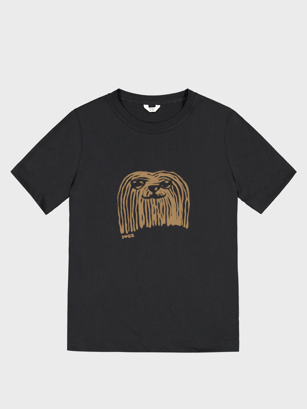 Dogz 2 unisex t-paita Musta