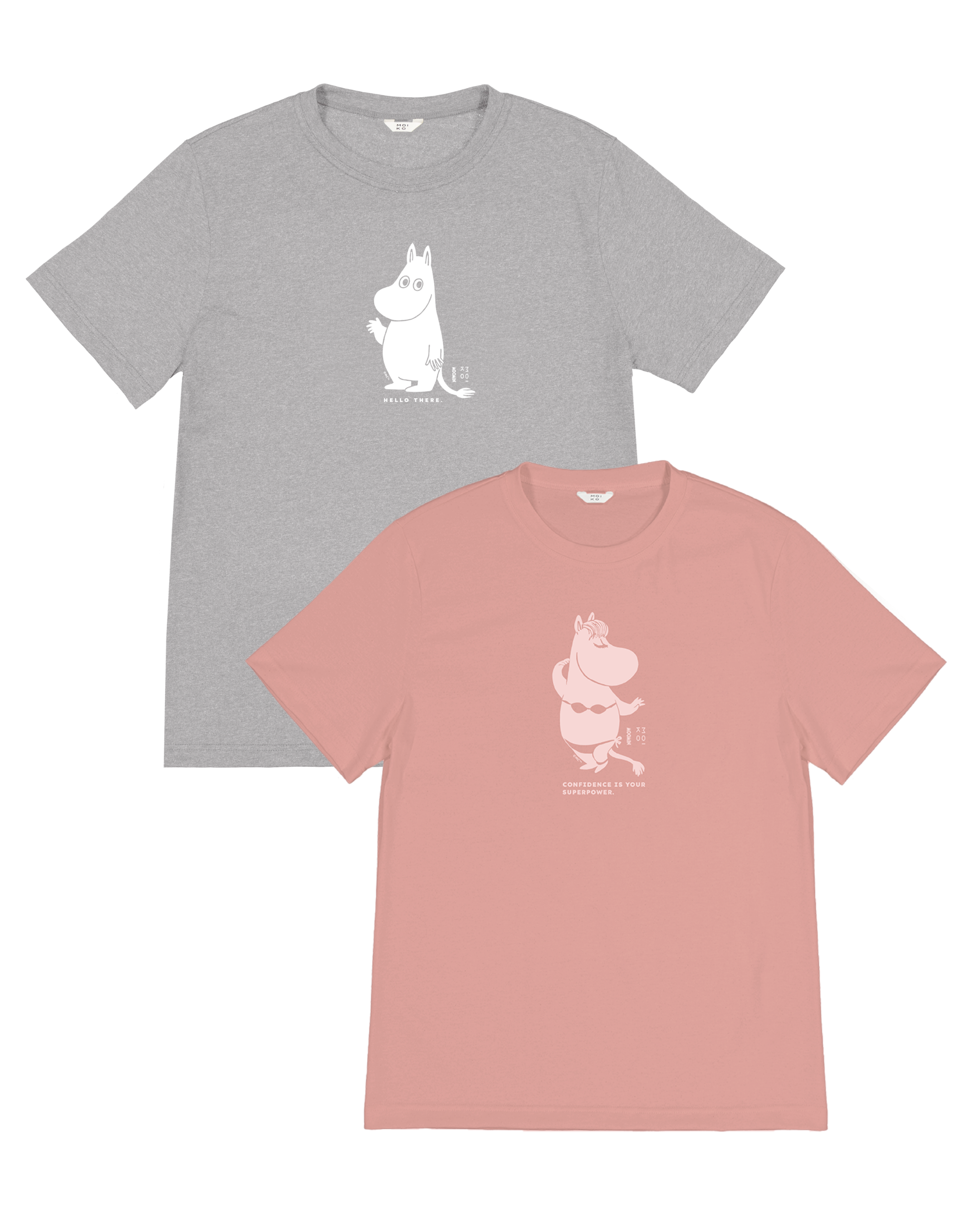 Moomintroll and Snorkmaiden set