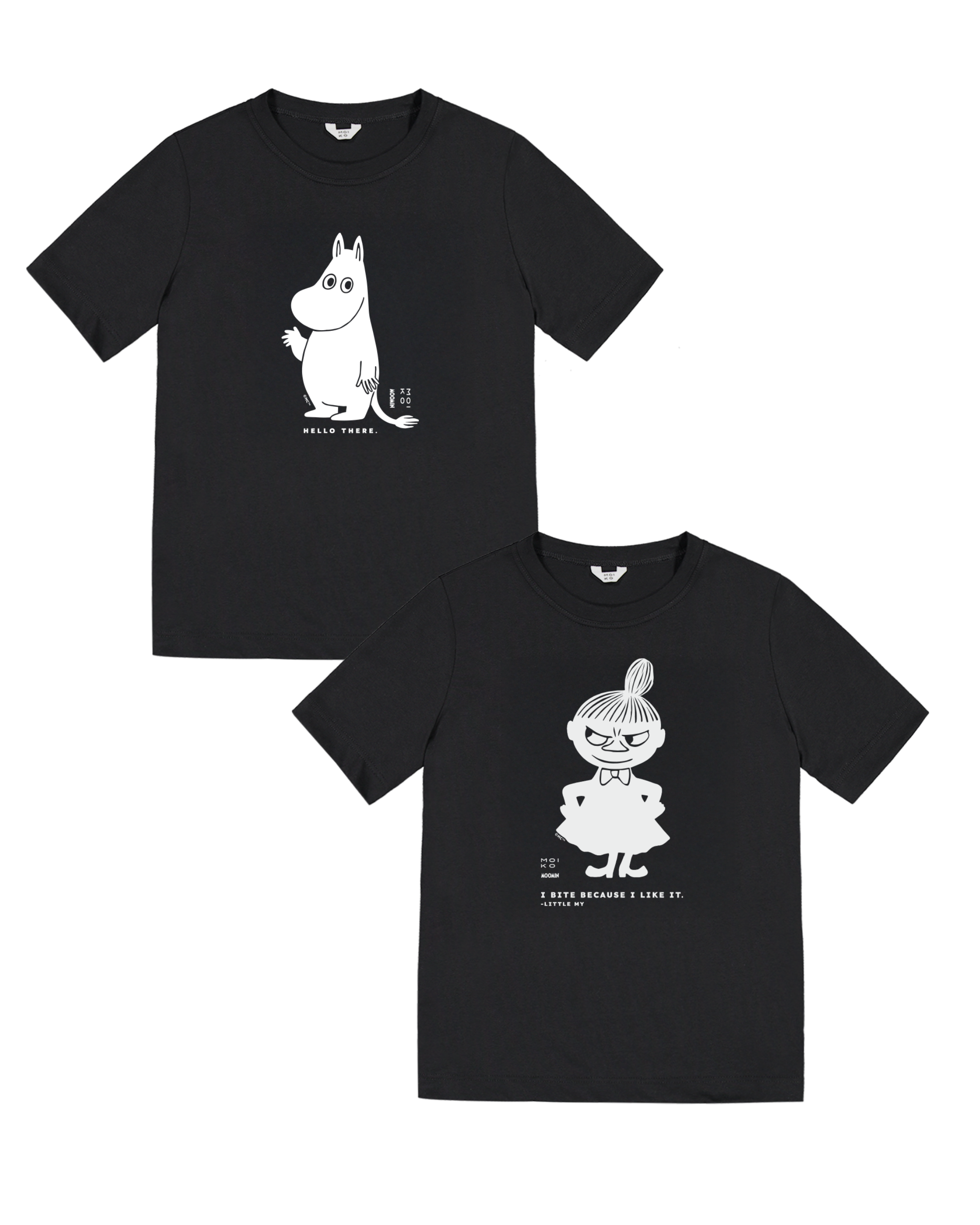 Moomintroll and Little My set for kids