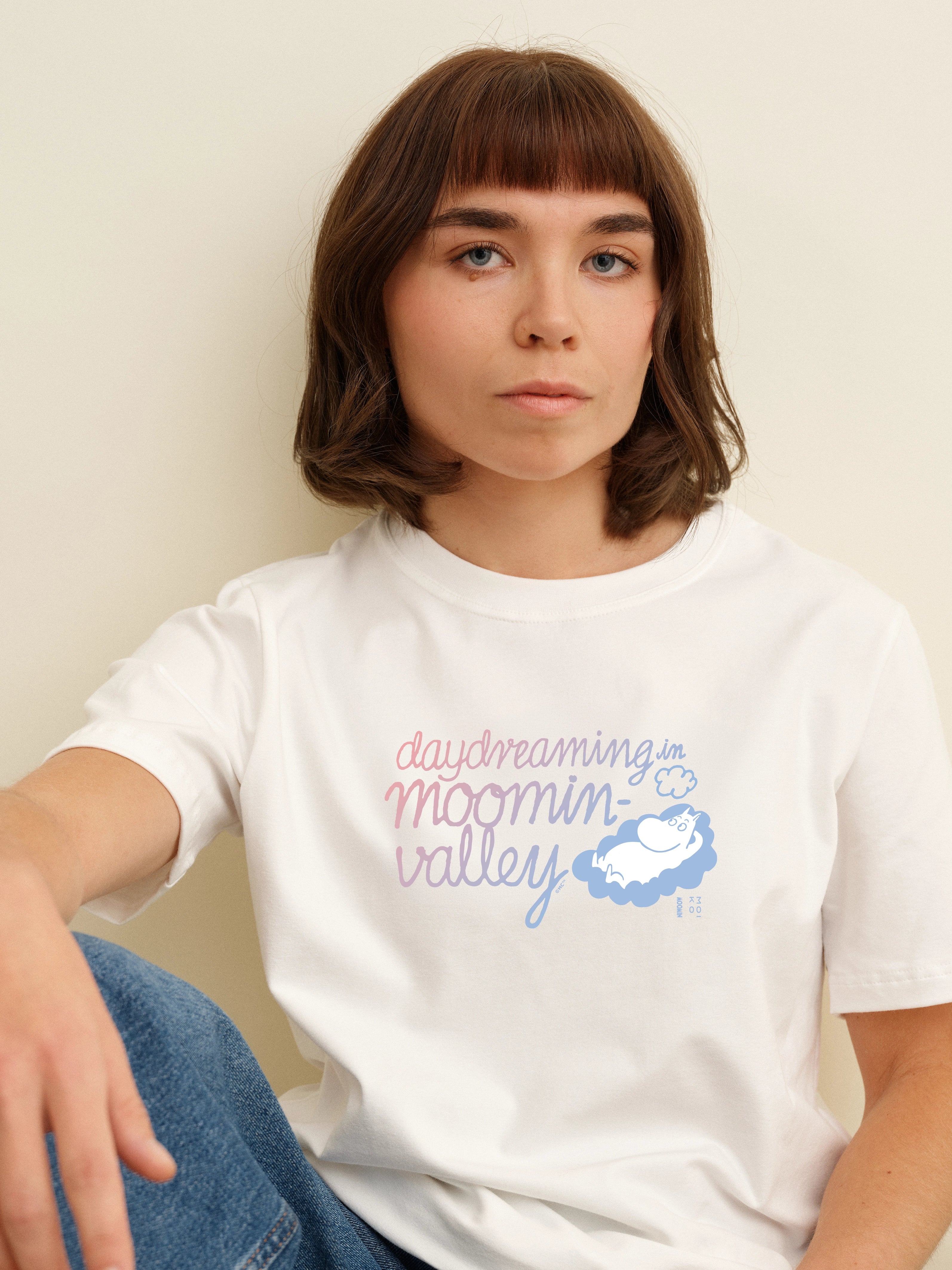 Daydreaming Moomintroll Muumi t-paita