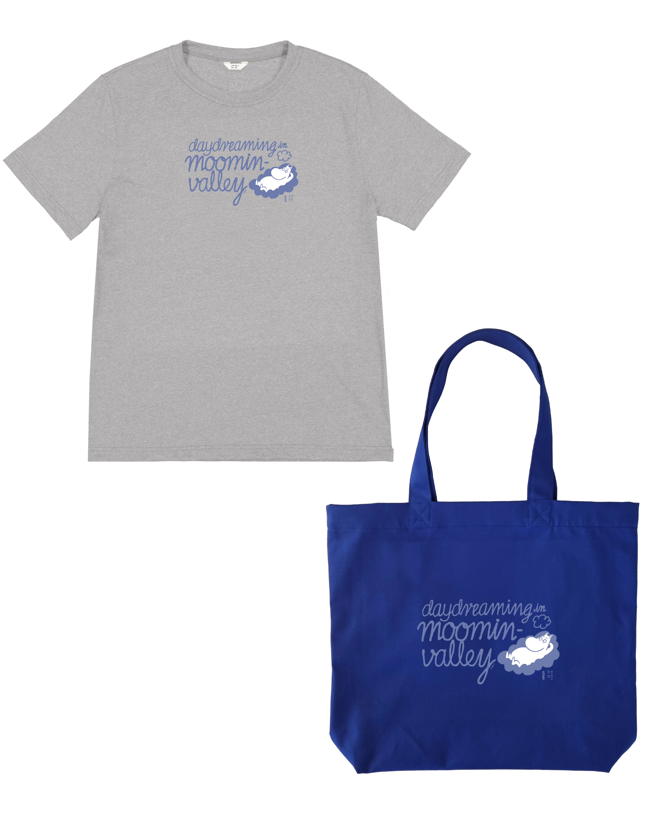 Moomin shirt and tote bag