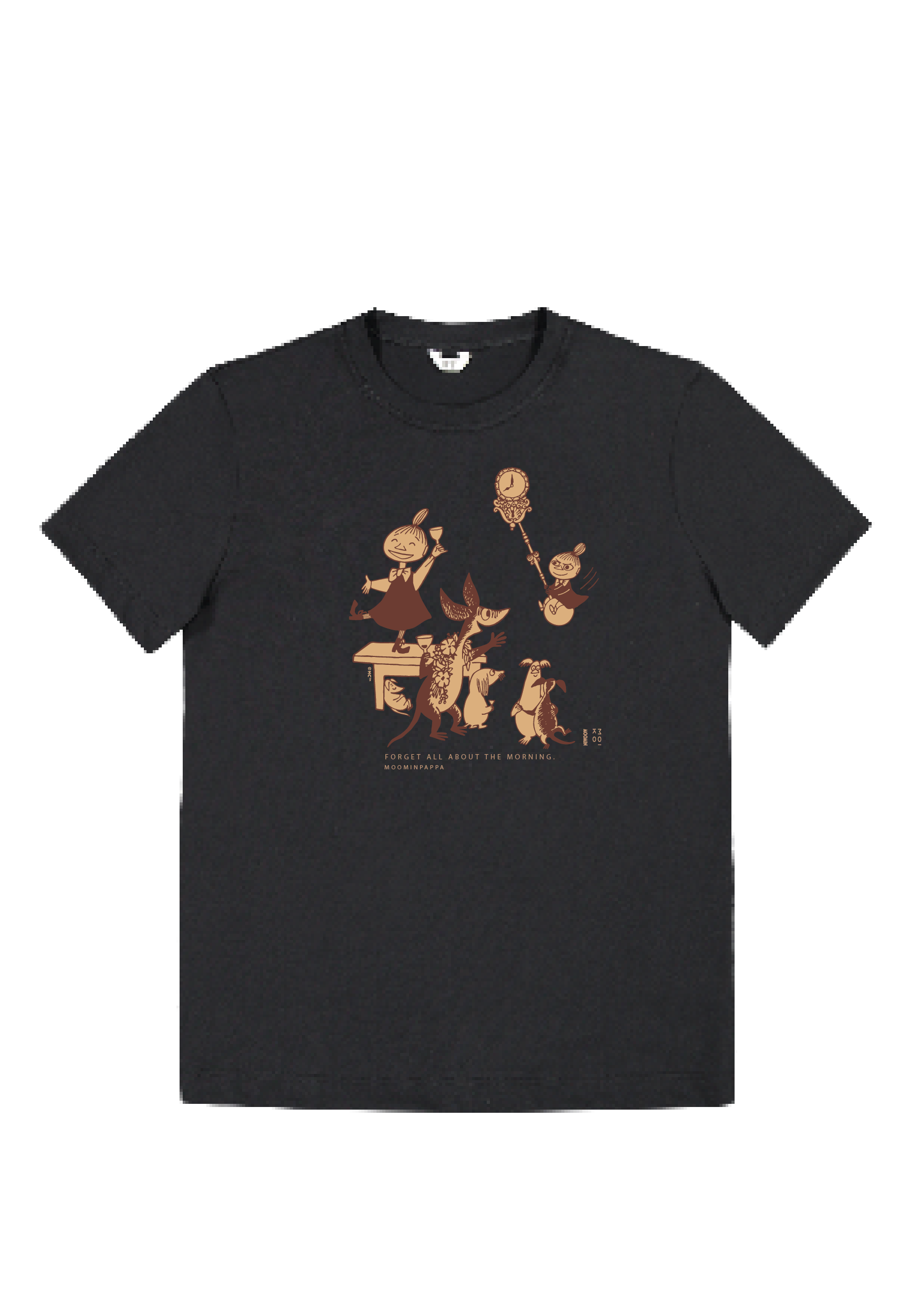 Party animals Muumi t-paita Musta
